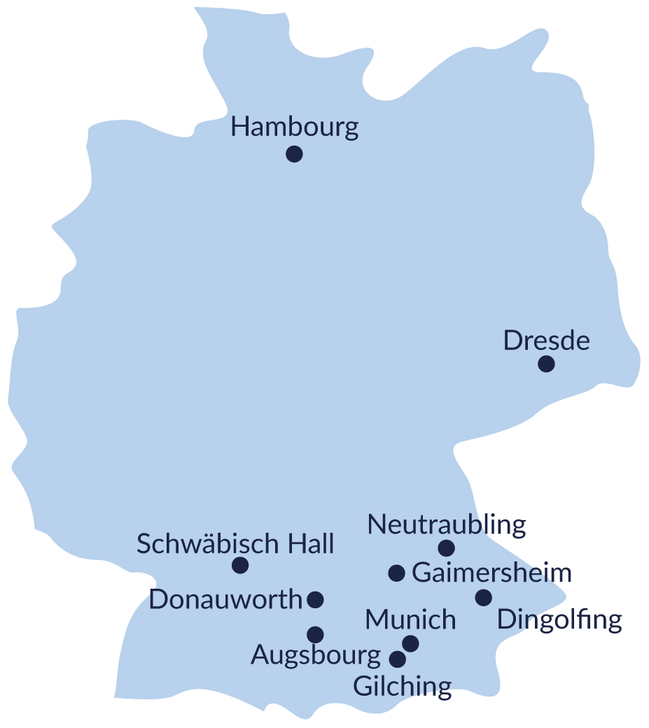 Carte Allemagne