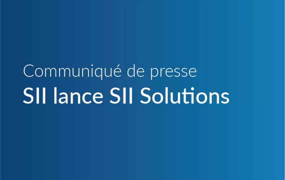 SII lance SII Solutions