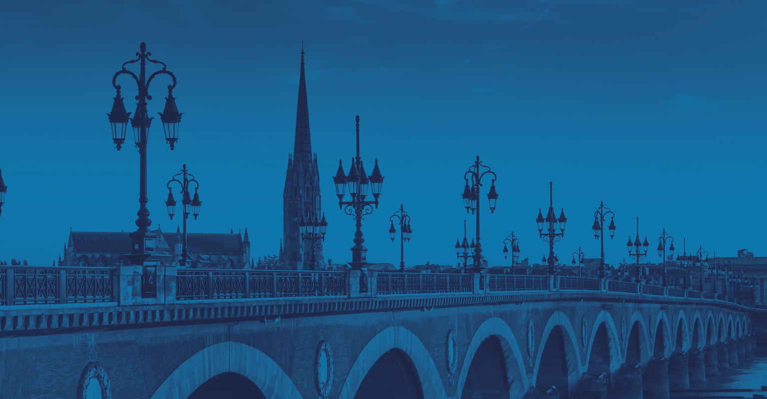Vue de la ville de Bordeaux